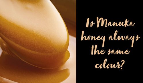 Is Manuka honey always the same colour?