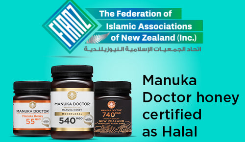 Manuka Doctor Honey Certified as Halal