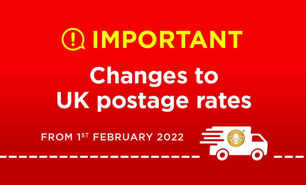 IMPORTANT CHANGES TO UK POSTAGE RATES Manuka Doctor