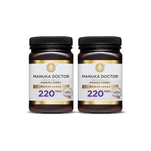 220 MGO Manuka Honey 500g - 2 Pack