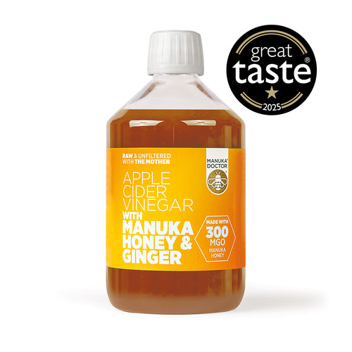 Great Taste Award Winning - Apple Cider Vinegar with Manuka Honey & Ginger