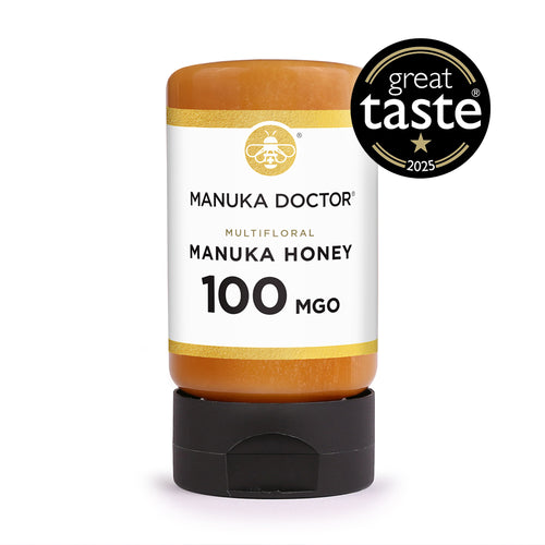 Great Taste Award Winning - 100 MGO Squeezy Manuka Honey