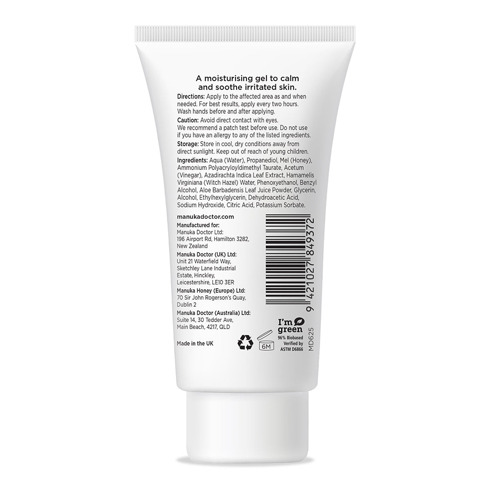 Skin Ease Gel - Calming Gel for Irritated Skin & Bites - Manuka Doctor