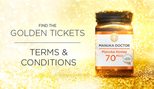 Manuka Doctor 'Golden Ticket' Promotion: Terms & Conditions