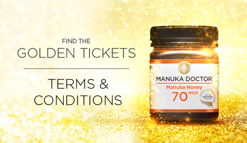 Manuka Doctor 'Golden Ticket' Promotion May 2019: Terms & Conditions