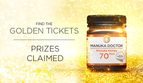 Manuka Doctor 'Golden Ticket' Promotion May 2019: Prizes Claimed
