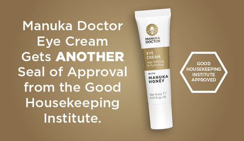 Manuka Doctor Eye Cream Gets ANOTHER Seal of Approval from the Good Housekeeping Institute!