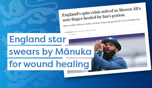 ENGLAND STAR SWEARS BY MANUKA FOR WOUND HEALING