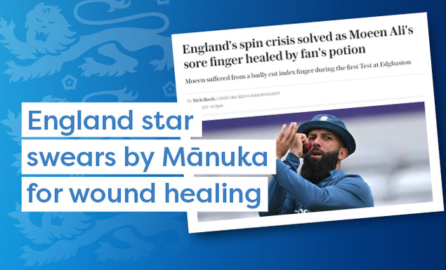 ENGLAND STAR SWEARS BY MANUKA FOR WOUND HEALING