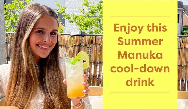 Enjoy this Summer Manuka cool-down drink