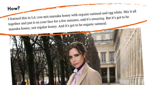 DIY Manuka Honey Face Mask Good Enough for Victoria Beckham!