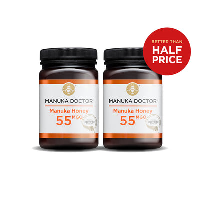 55 MGO Manuka Honey 500g - Duo Pack
