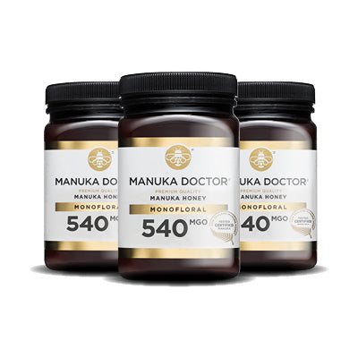 540 MGO Manuka Honey 500g - Trio Pack