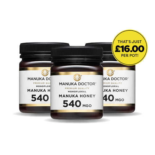 Trio Pack - 540 MGO Manuka Honey 250g