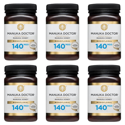 140 MGO Manuka Honey 500g - 6 Pack