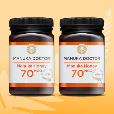 70 MGO Manuka Honey - UK Duo Pack Offer