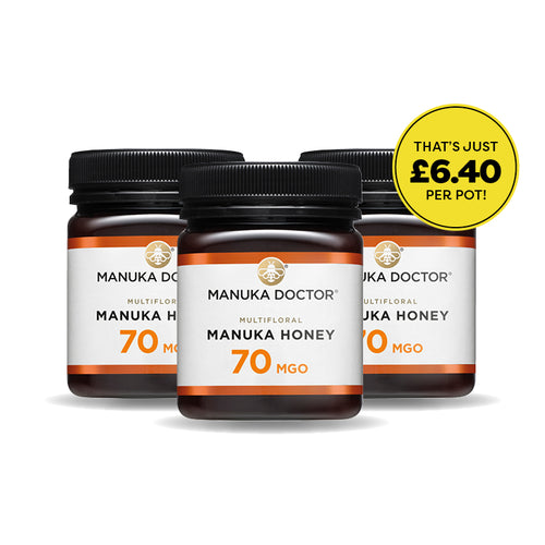 Trio Pack - 70 MGO Manuka Honey 250g