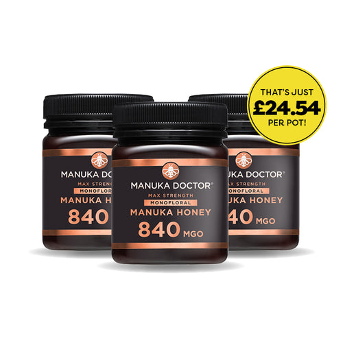 Trio Pack - 840 MGO Manuka Honey 250g
