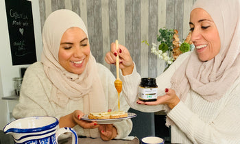 Two women with Manuka Honey