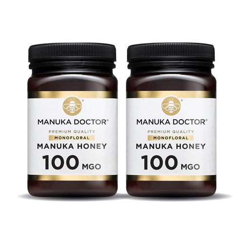 Twin Pack - 100 MGO Manuka Honey 500g