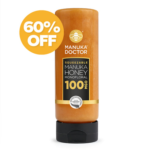 100 MGO Squeezable Manuka Honey 500g - Monofloral