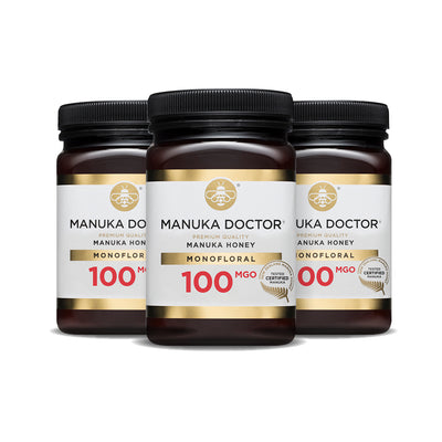 100 MGO Manuka Honey 500g - Trio Pack
