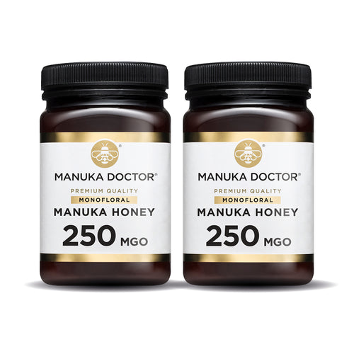 Great Value Twin Pack - 250 MGO Manuka Honey 500g