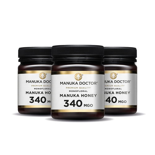 Trio Pack - 340 MGO Manuka Honey 250g
