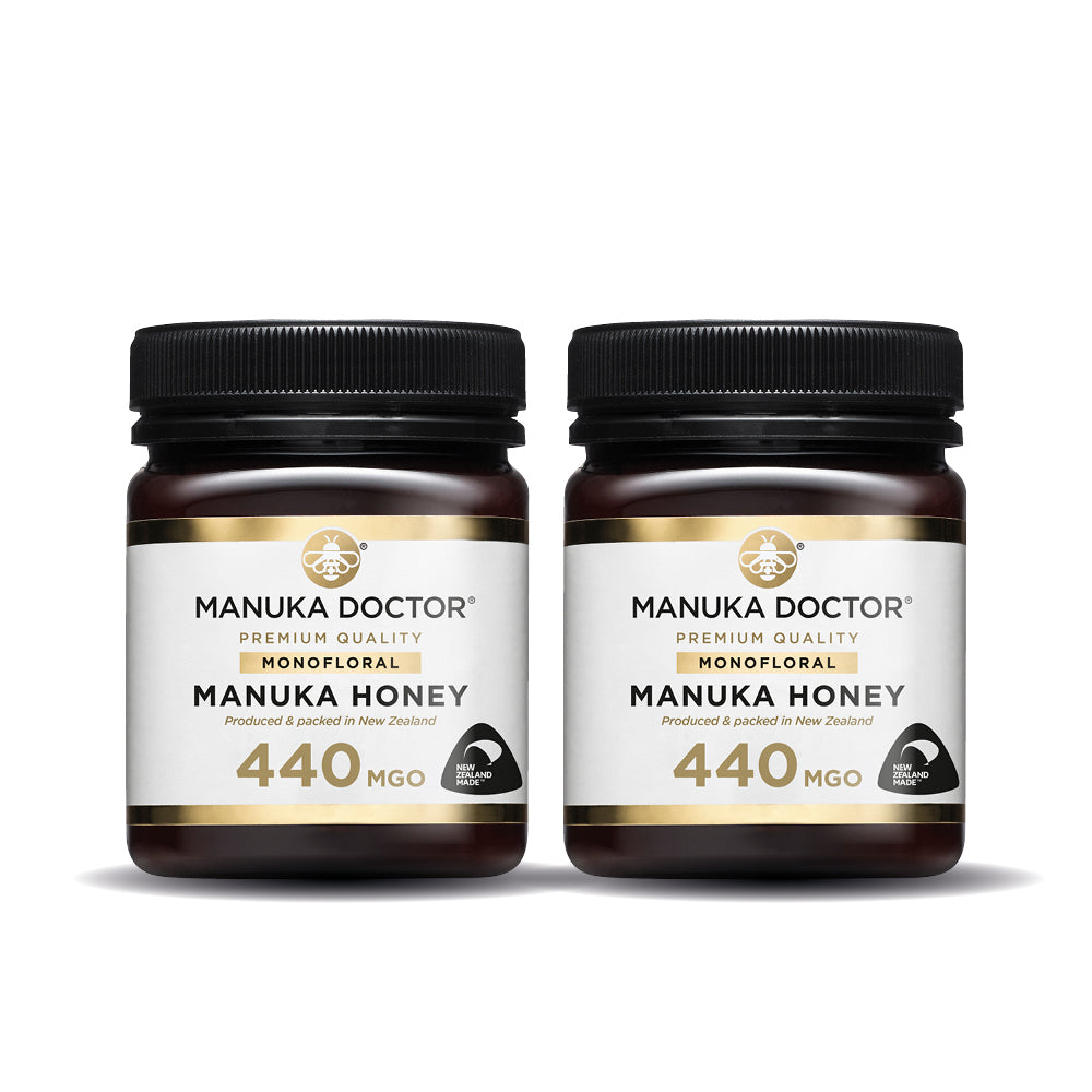 Twin Pack - 440 MGO Manuka Honey 250g