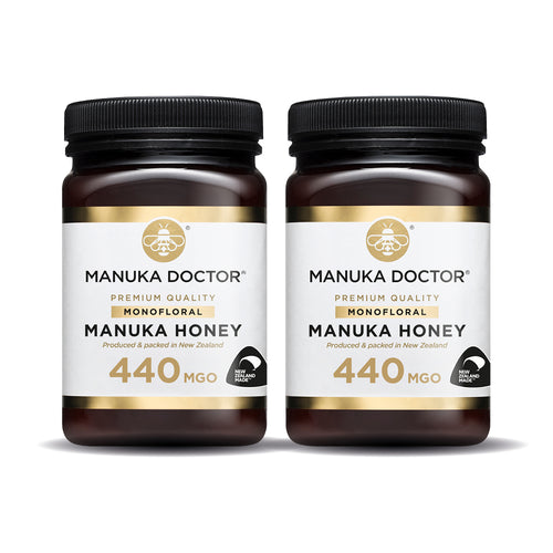 Twin Pack - 440 MGO Manuka Honey 500g