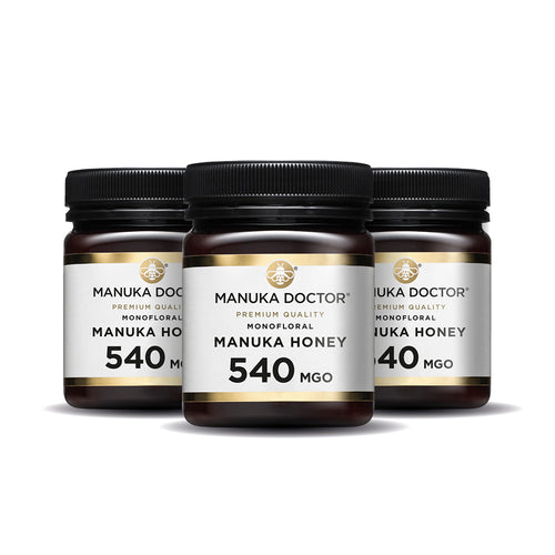 Trio Pack - 540 MGO Manuka Honey 250g