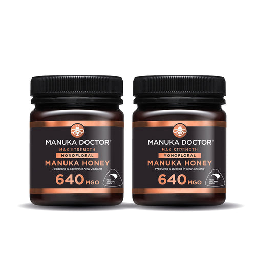 Twin Pack - 640 MGO Manuka Honey 250g