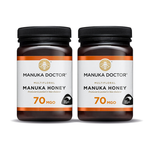 Twin Pack - 70 MGO Manuka Honey 500g