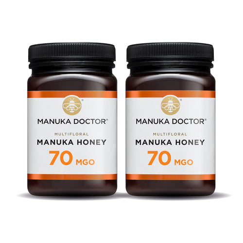 Twin Pack - 70 MGO Manuka Honey 500g