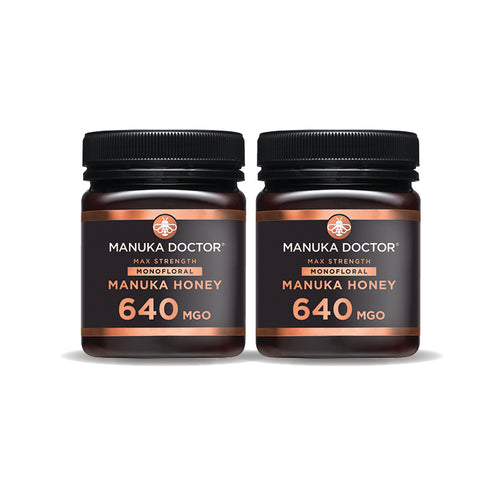 Twin Pack - 640 MGO Manuka Honey 250g