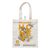 Reusable Cotton Shopping Bag - Traditional Honey and Bee design