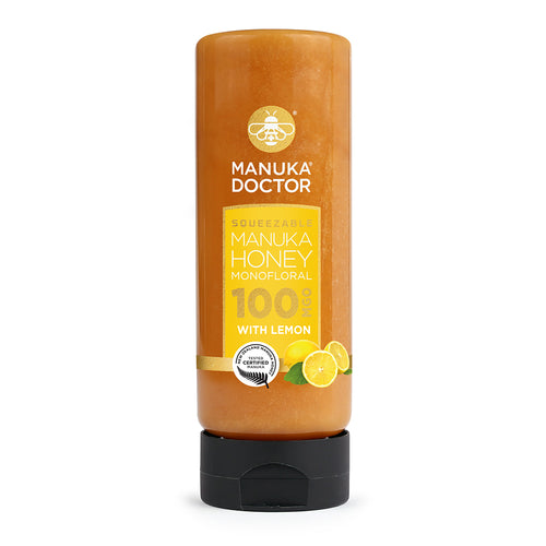 100 MGO Squeezable Manuka Honey with Lemon 483g